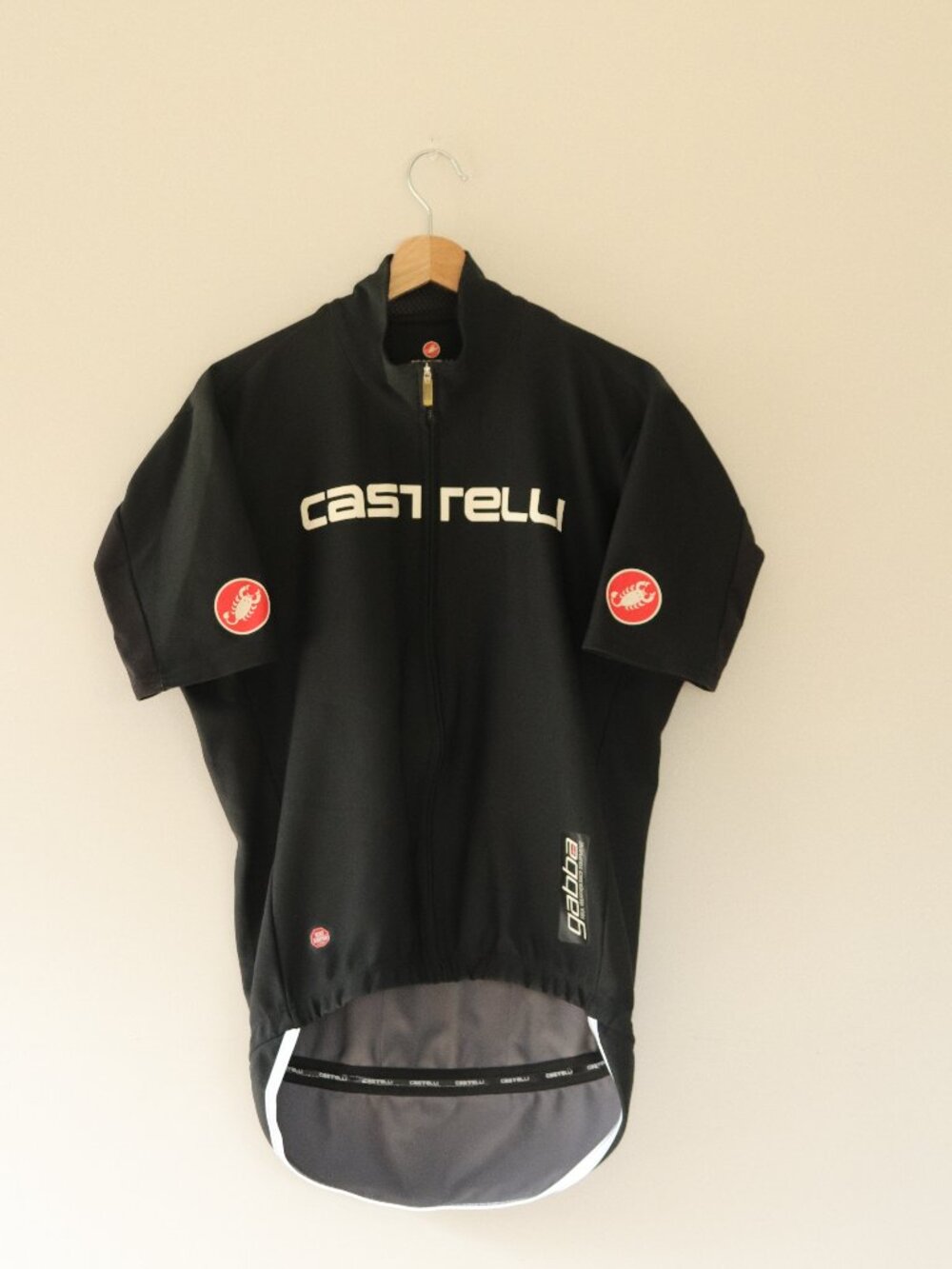 Castelli Gabba Rosso Corsa Windstopper Cycling Jersey Men’s Large Black